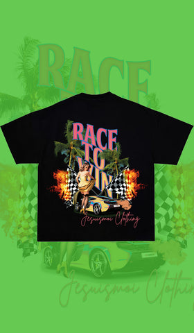 Race To Win Oversized Tee